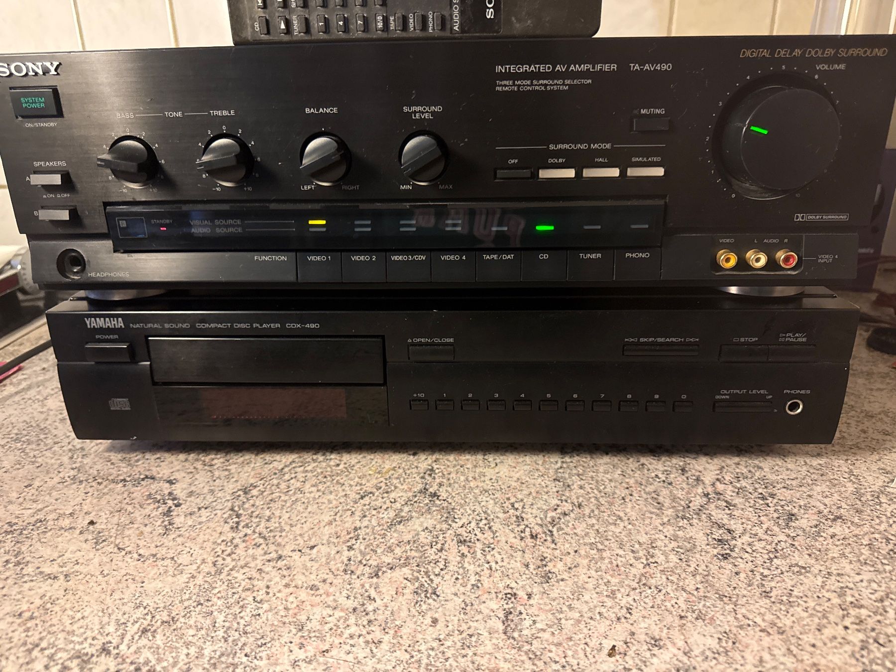 Sony Amplificatori: Ampli Vintage SONY TA-AV490 – Usato da St imier venduto da sav_bjf9