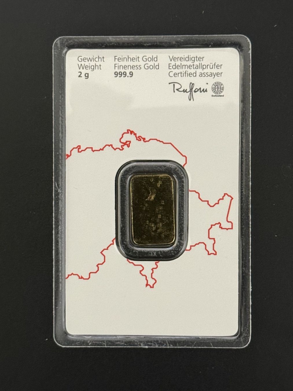 Edelmetalle: Goldbarren 2 g Kantonal Bank – Neu und originalverpackt aus Untersiggenthal von byiggy 1