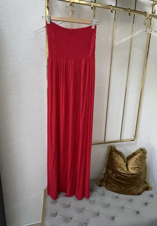 Maxikleid Bandage-Oberteil rot Grösse S made in Italy