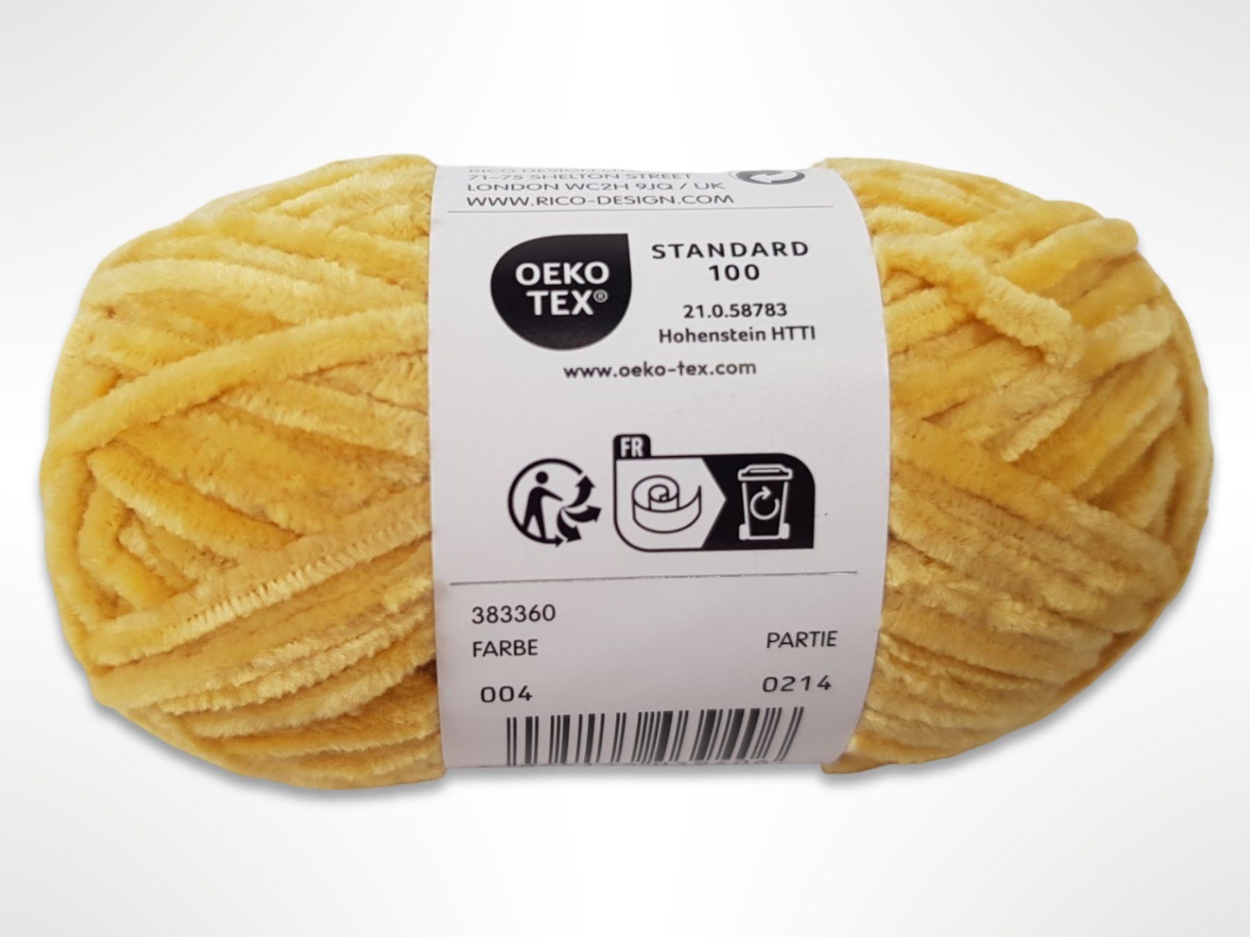 Wolle: RICO DESIGN flauschiges Garn Senf 10 Stk. – Neu (gemäss Beschreibung) aus Suhr von Restwert_Suhr 4