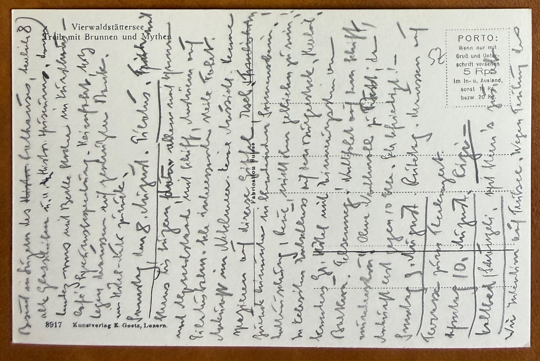 Cartoline postali: Treib  mit Brunnen - Antik – Usato da Lutry venduto da Ediego 1