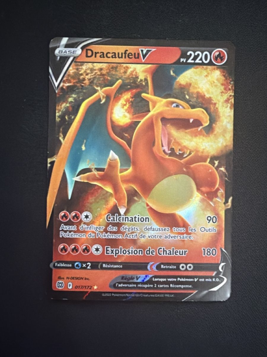 Cartoline: Pokémon FR Dracaufeu V 017/172 – Nuovo (secondo la descrizione) da Onex venduto da Shop2Rayan