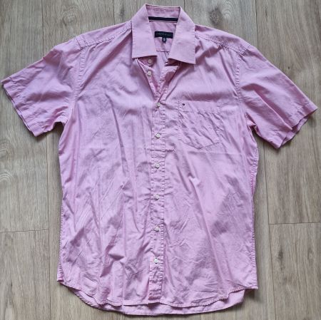 Original TOMMY HILFIGER Herren Hemd kurzarm Grösse 40