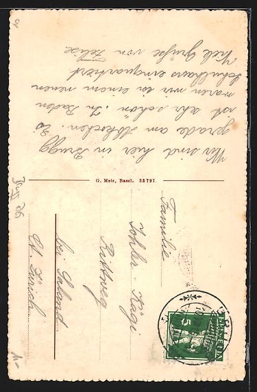 Cartoline postali: Brugg, Partie an der Aare u. schwarzer T – Usato da Berlin venduto da bartko-reher 1