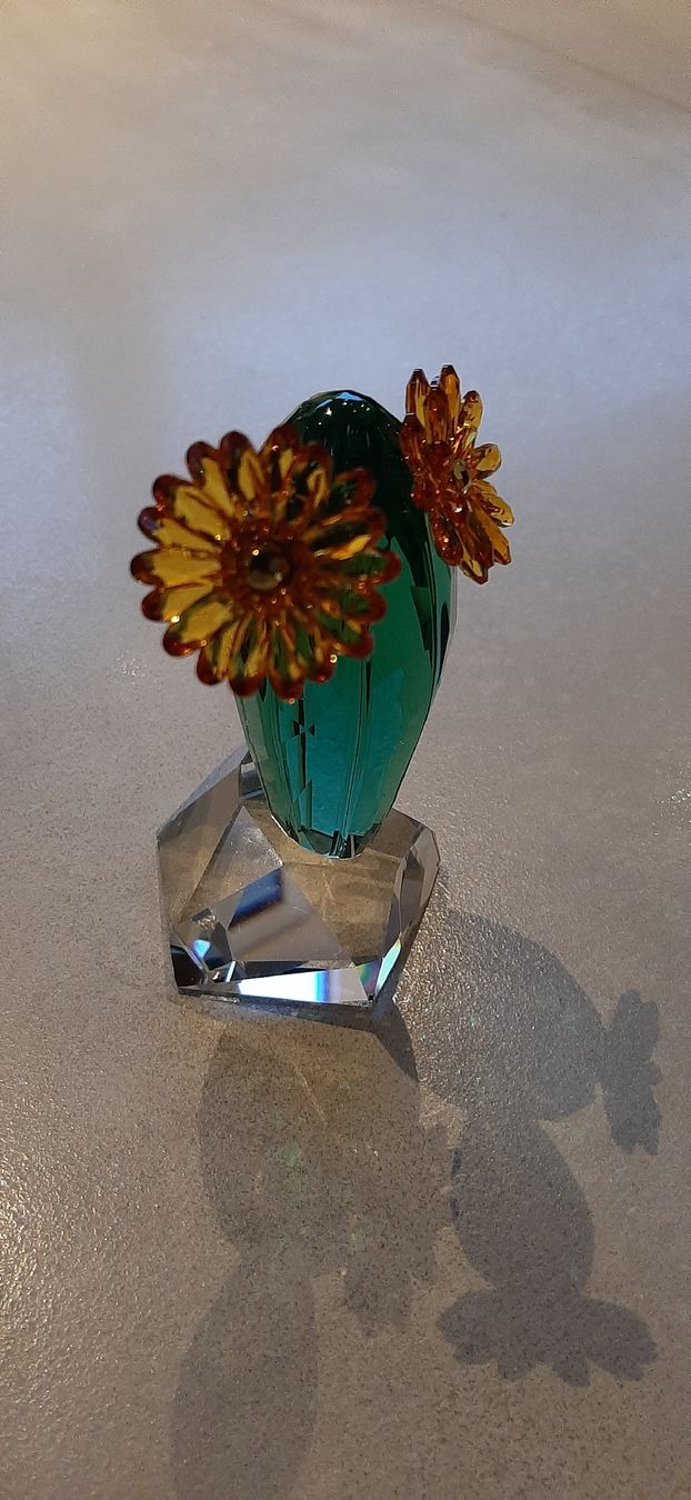 Swarovski Tutte le decorazioni: Swarovski Golden Yellow Cactus – Nuovo e nell'imballaggio originale da Zuzwil SG venduto da alfaromeo159ti 5