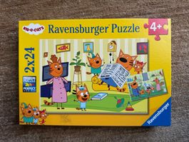 Ravensburger Puzzle 2 x 24, Kid e cats