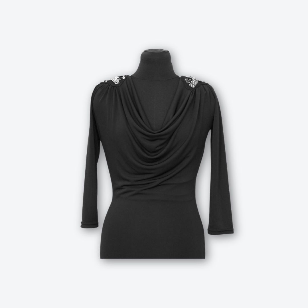 Vestiti: Schwarzes Kleid mit Pailletten, Gr. 36 – Usato da Oberkirch LU venduto da petitefashion 3