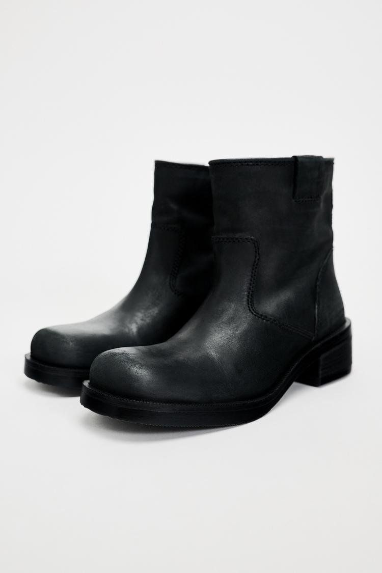 Zara Damenschuhe: LEDERBOOTS ZARA NP. Fr. 129.- – Neu (gemäss Beschreibung) aus Biberist von Soleda67 2