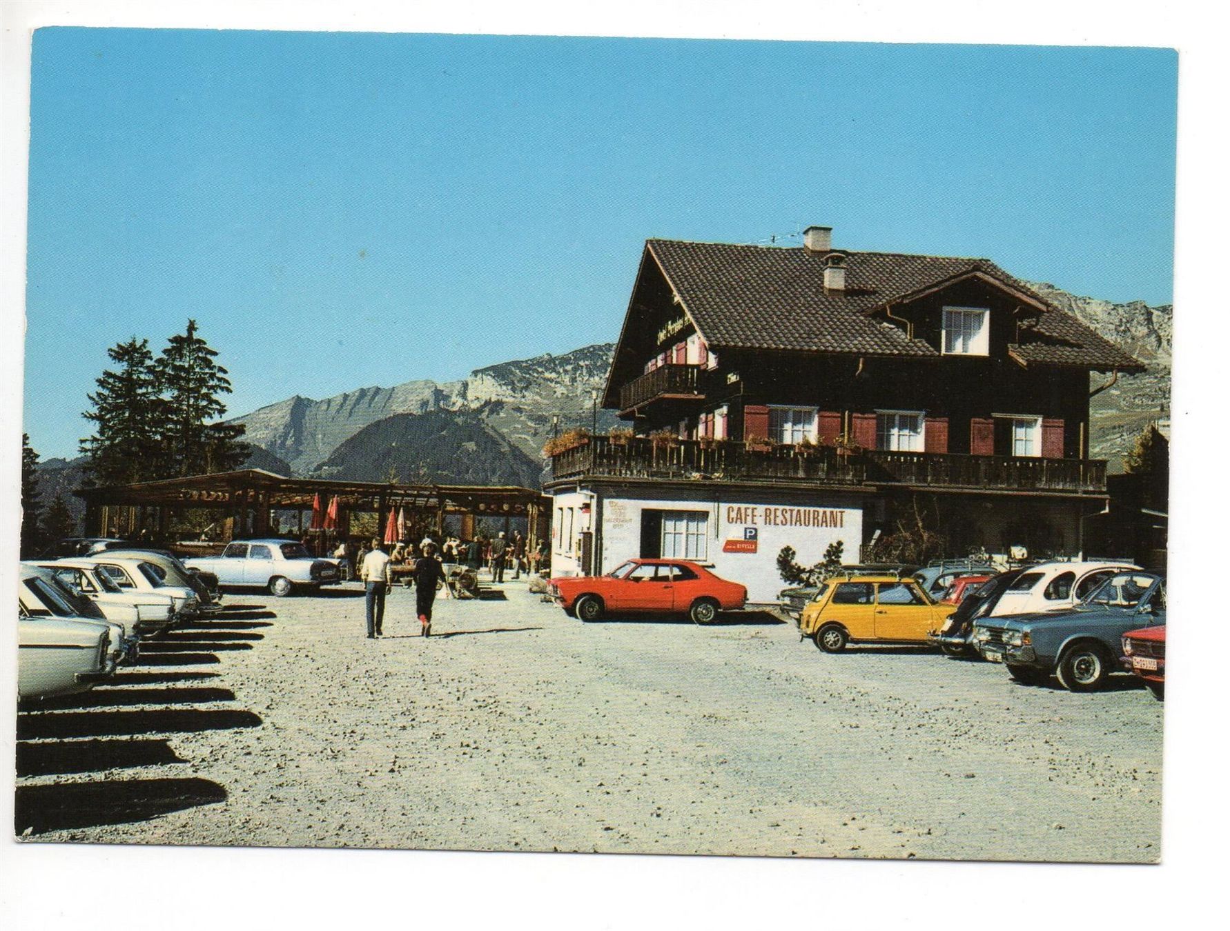 Ansichtskarten: AMDEN Hotel Berghus Arvenbüel - Auto – Neu (gemäss Beschreibung) aus Jona von philajona
