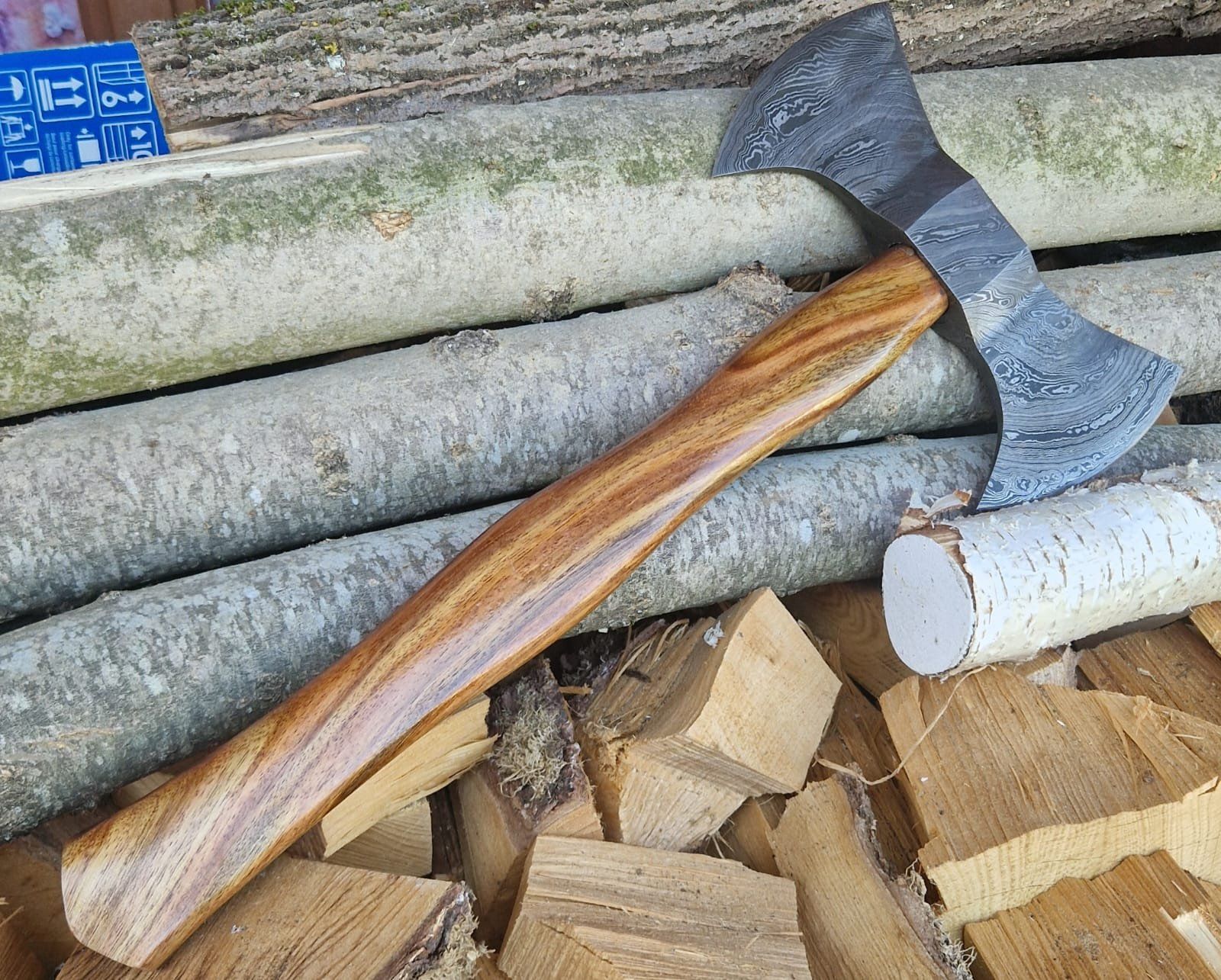 Armi bianche: Doppelaxt Mittelalter – Nuovo e nell'imballaggio originale da Dorf venduto da Messer-Schweiz