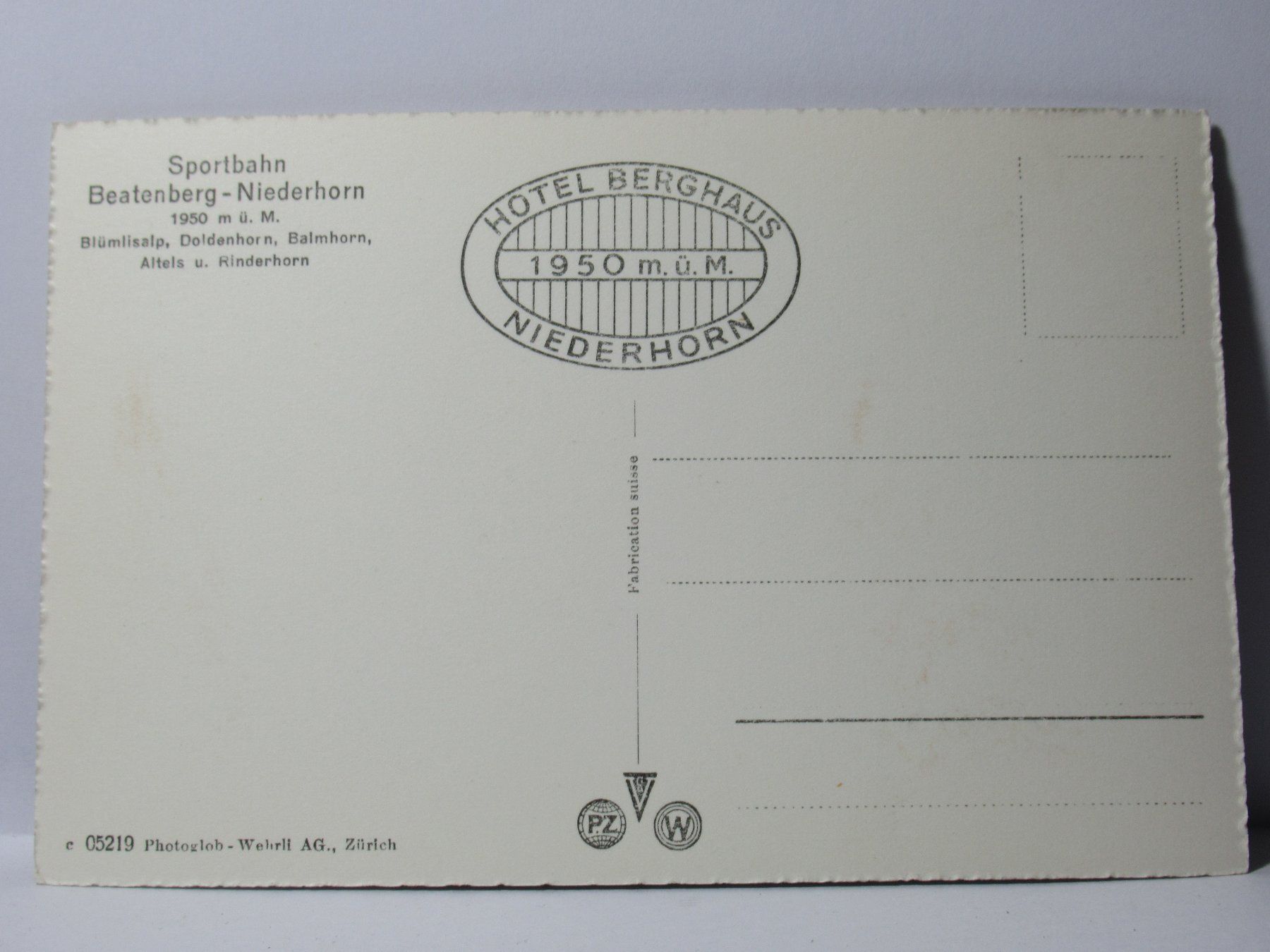 Cartoline postali: Beatenberg - Niederhorn  , Sportbahn – Nuovo (secondo la descrizione) da Grenchen venduto da Bluemchen1900 1