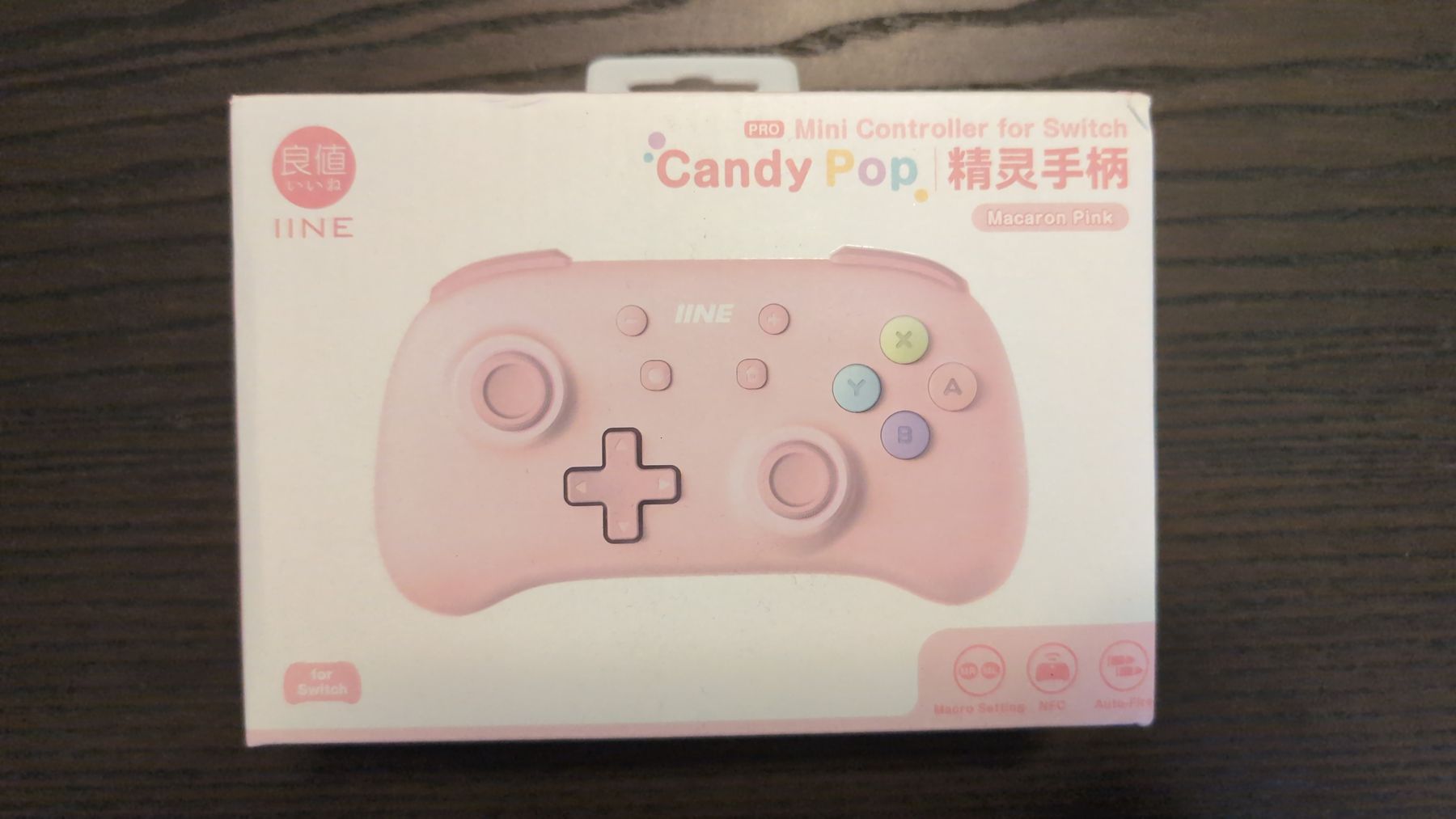 Nintendo Controller: IINE mini Controller "Candy Pop" für Switch – Neu und originalverpackt aus Root von Rey