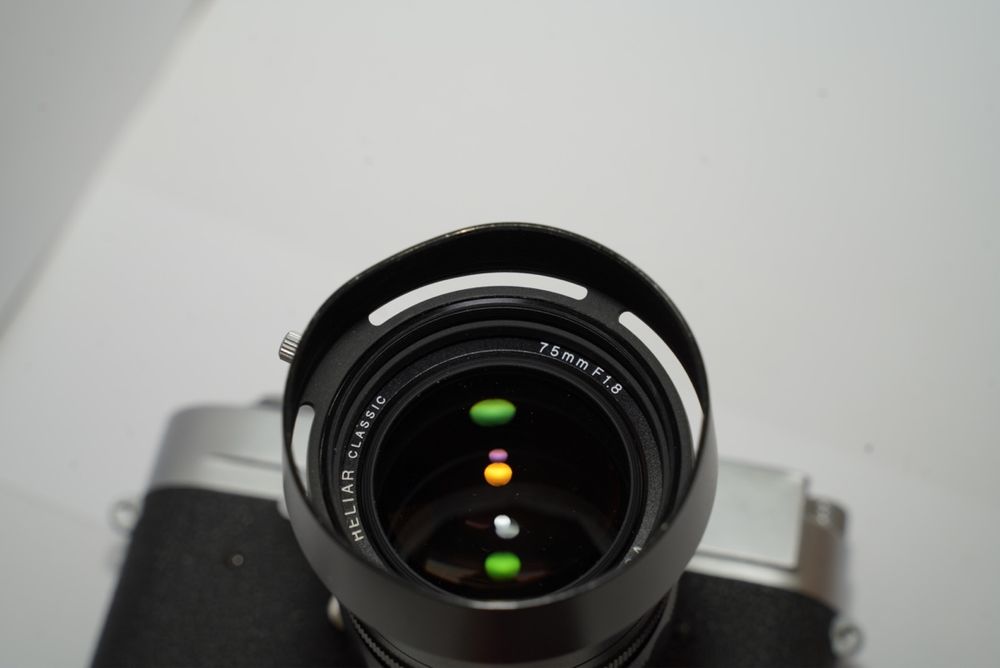 ( RARE) Leica Md 1965 + Visoflex iii + Voightlander 75 f1.8 9