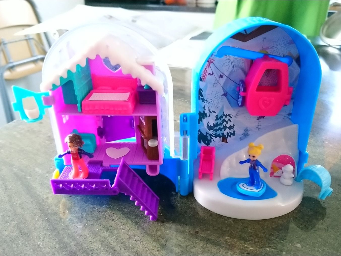 Polly Pocket Giocattoli: Polly Pocket "Skihütte" – Usato da Jonen venduto da h-blxgirl79 5