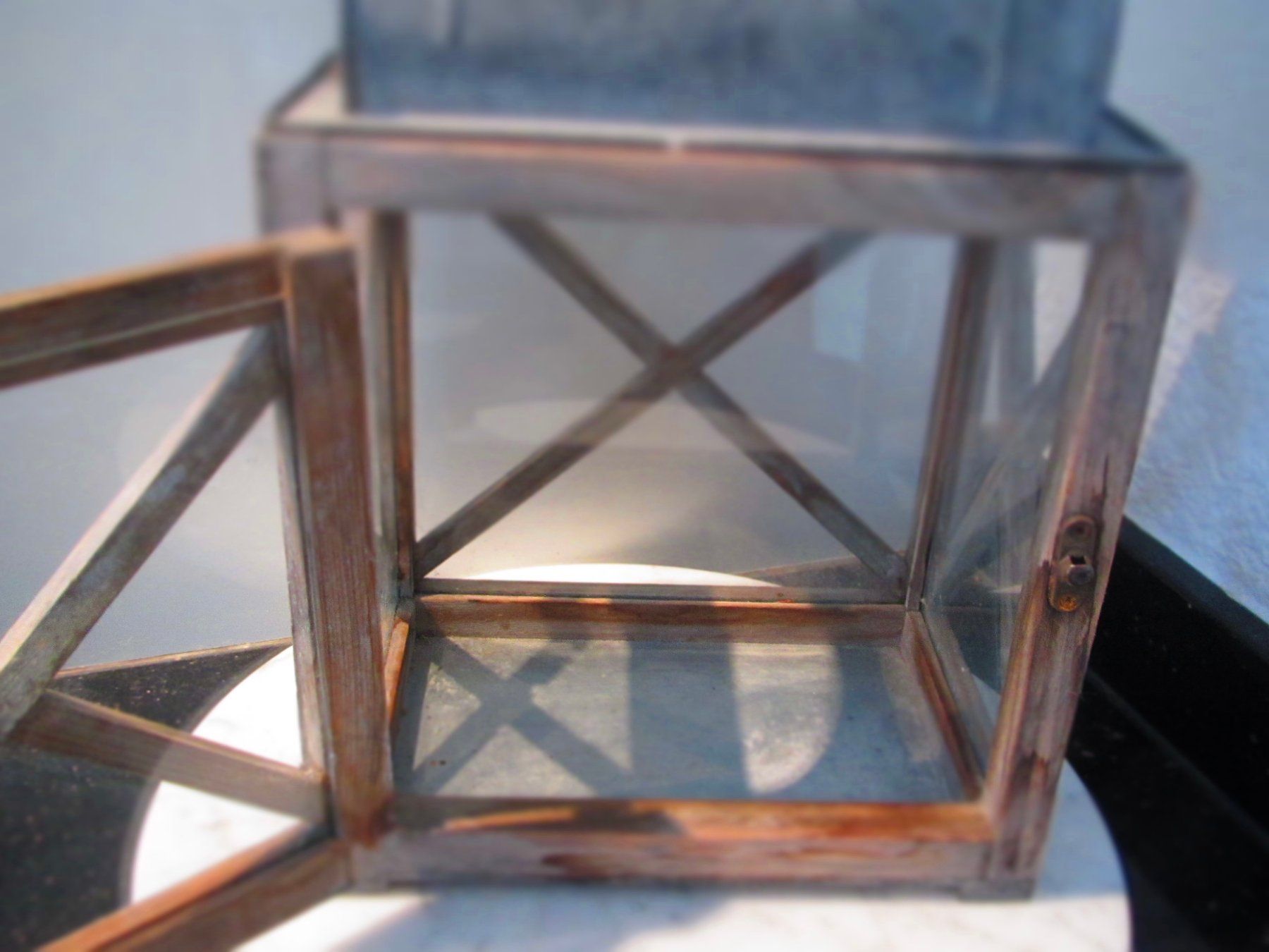 Lampade: LANTERNE  ANCIENNE BOIS - METAL – Usato da Murten venduto da Selliot 7