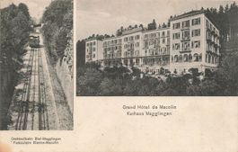 Magglingen Macolin BE Standseilbahn Biel Magglingen Grand H.