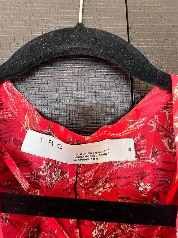 Vestiti: IRO Paris Kleid, Modell Beaumont, Grösse 40 - Rot – Usato da Reinach BL venduto da Tom4142CH 2