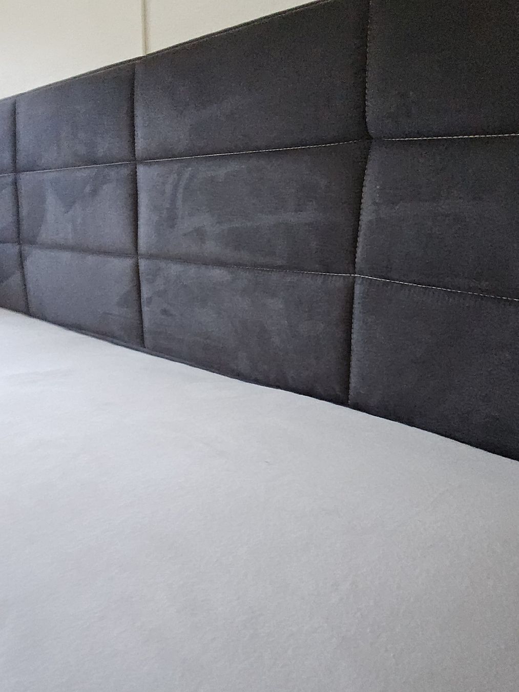 Pfister Letti: Boxspringbett mit Kopfteil dunkelgrau 180x200cm – Nuovo (secondo la descrizione) da embrach venduto da Ser_z8ql 3