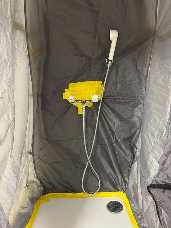 Faltbare Duschbasis Outdoor - Tragbare Duschwanne Mit Ablaufschlauch