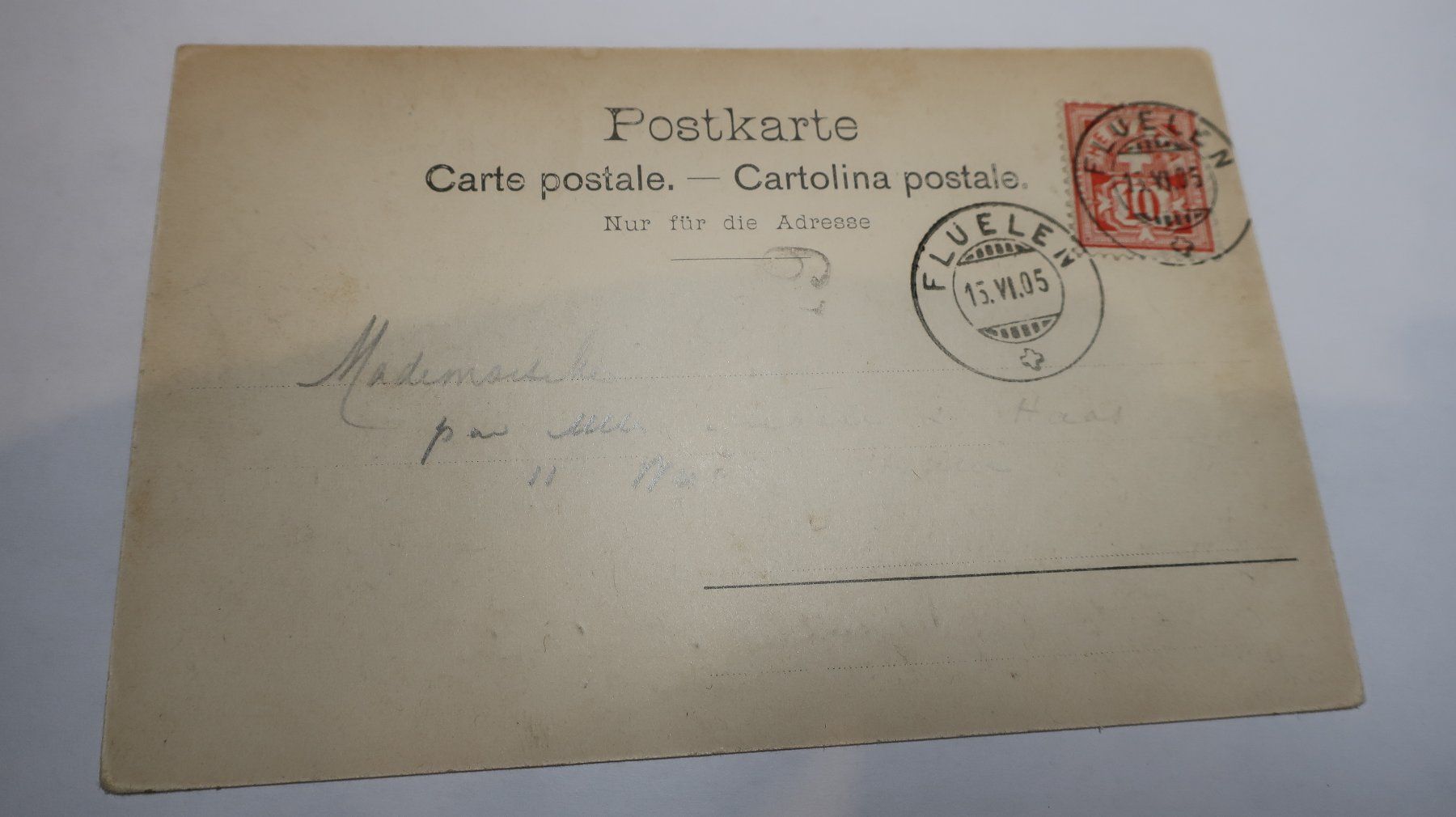 Cartoline postali: Weggis 1905 – Usato da Cormoret venduto da Pascalll2001 4