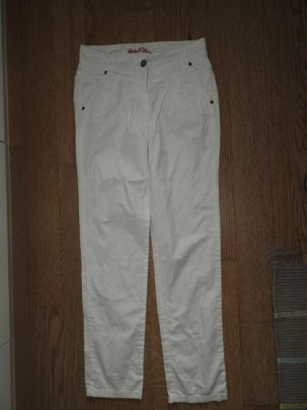 Mädchenhose weiss Grösse 164