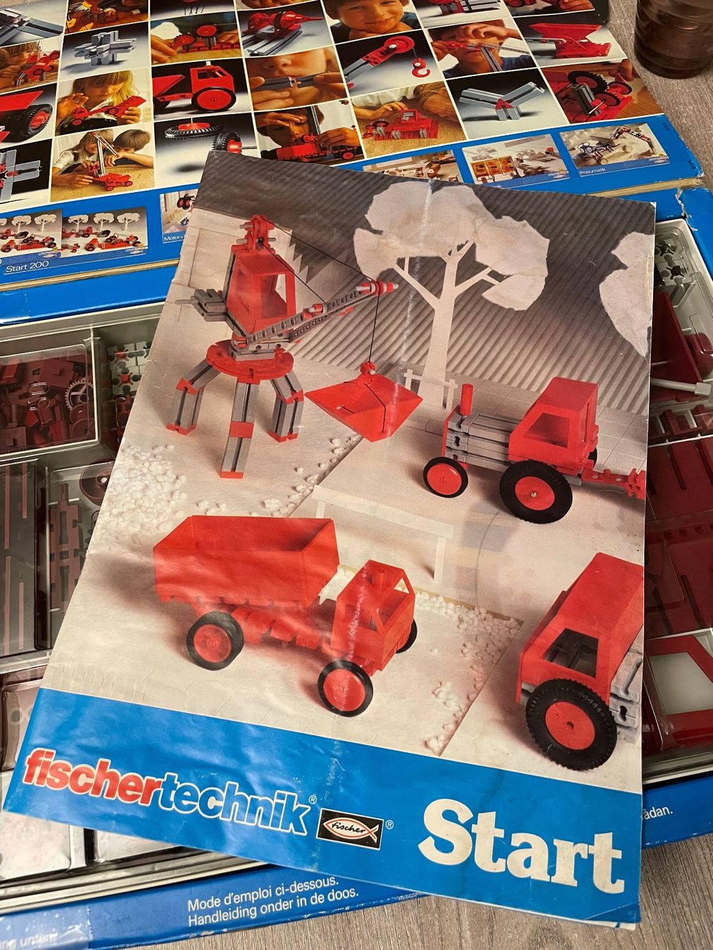 Fischer Kit di costruzioni: Fischertechnik Start 100 Baukasten, Vintage! – Usato da Biel-Benken BL venduto da Ddrummer 3
