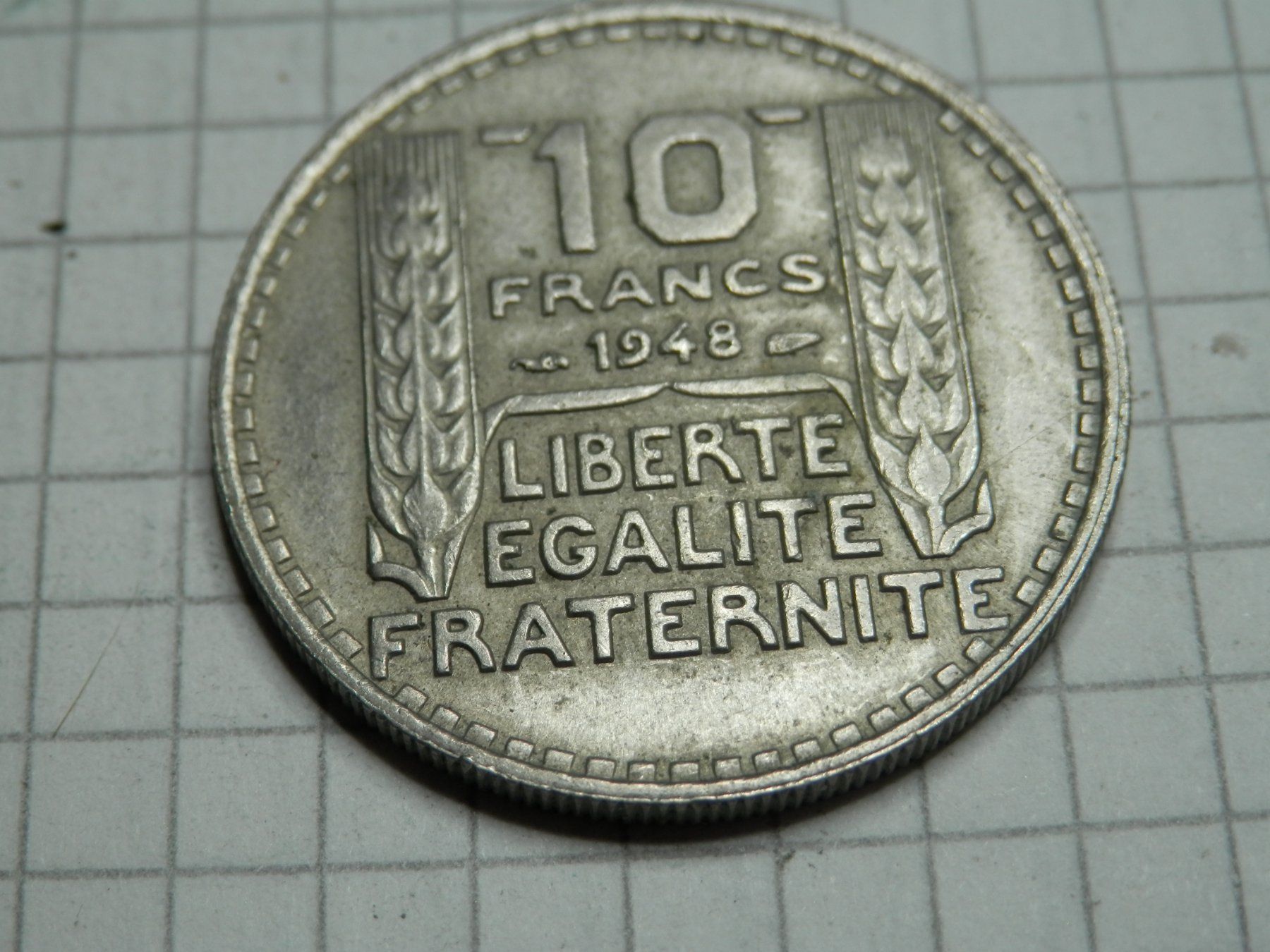 Tutti le monete: Frankreich 10 Franken, 1948 – Usato da Weiach venduto da weiach81 1