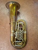 Tuba allemand en laiton, 4 pistons