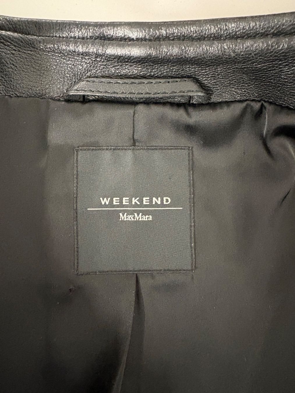 Max Mara Jacken: Weekend Max Mara Lederjacke Gr. 40 schwarz Lammnappa – Neu (gemäss Beschreibung) aus Regensdorf von secondchancefashion 7