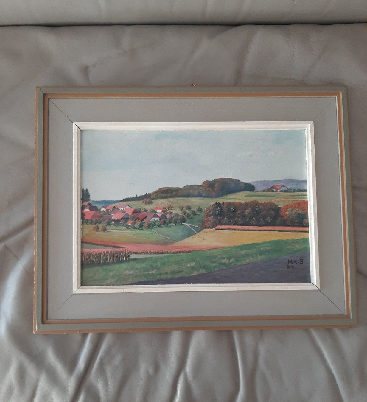 Gemälde: Buecheggberg Landschaft Solothurn  25x35 – Gebraucht aus Solothurn von mmu_d7cb 2