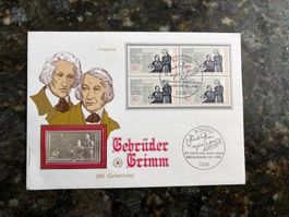 Münzbrief Gebrüder Grimm