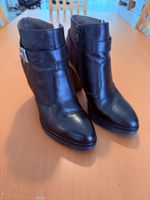 Nero Giardini Leder Ankle Boots Gr. 38, Damen, Schwarz
