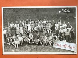 Schulklasse auf dem Rütli 25. Juni 1947 evt. aus Geisau.