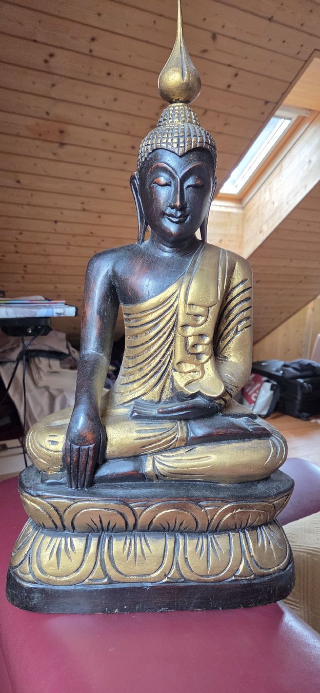 Sculture & Statue: Buddha aus Teakholz – Nuovo (secondo la descrizione) da Winterthur venduto da bot_q8g7 3