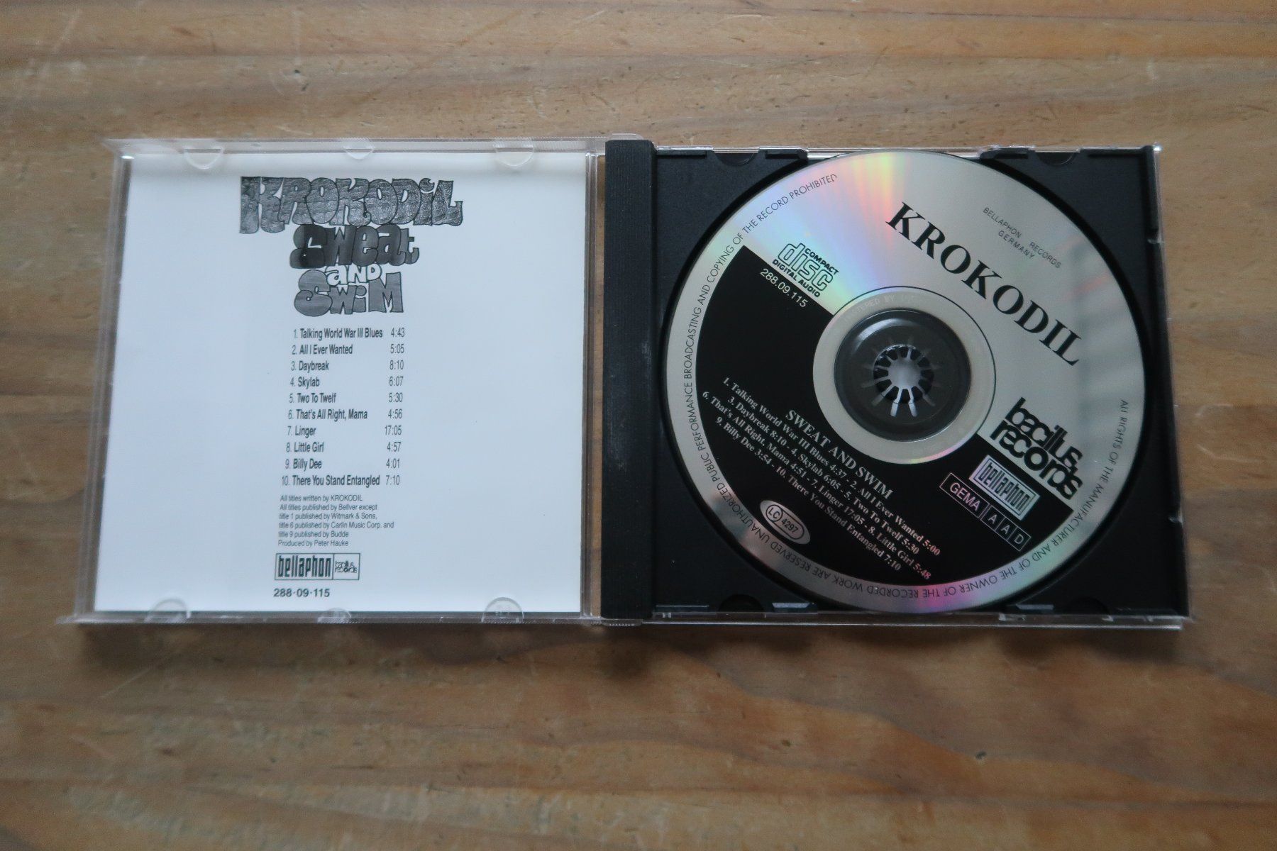 CDs: KROKODIL - SWEAT AND SWIM - CD – D'occasion à Basel par Patiscat 3