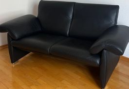 2er Sofa deSede DS10 schwarz