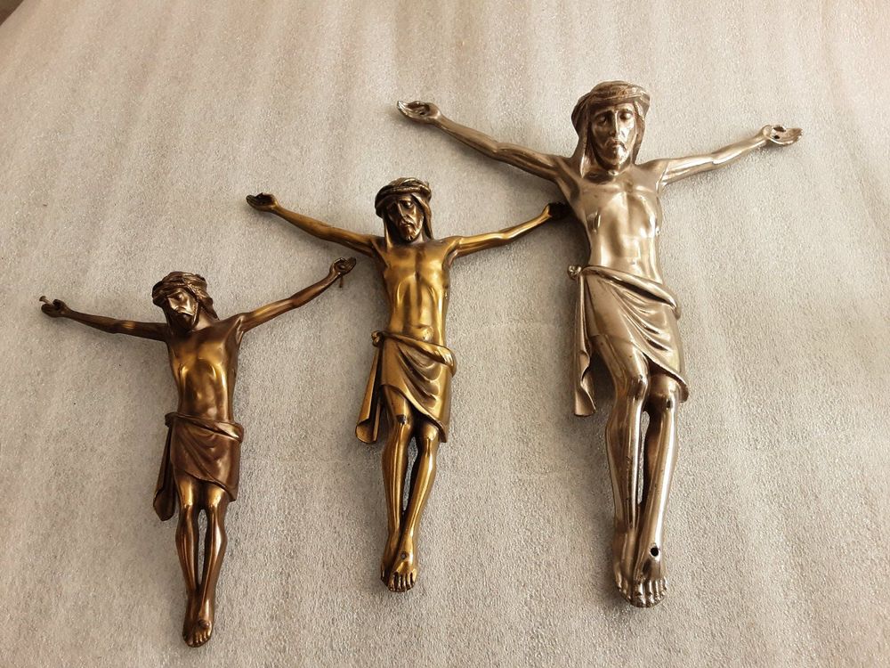 Jesus Wanddekoration Aus Schmiedeeisen, 39x26 Cm - Mit Spruch "For God So Loves The World"