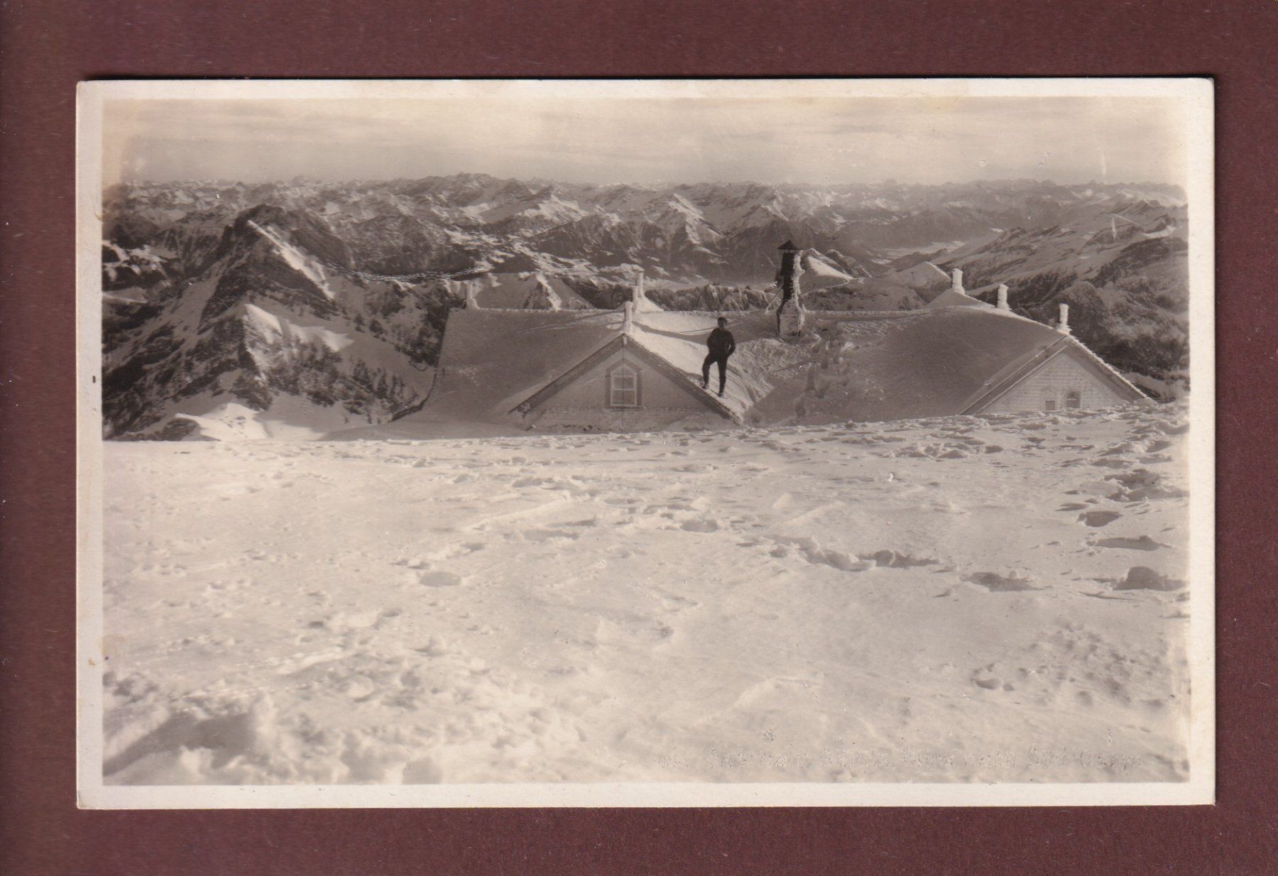 Ansichtskarten: Gasthaus SÄNTIS - 1931 – Gebraucht aus Pully von nicecards-shop