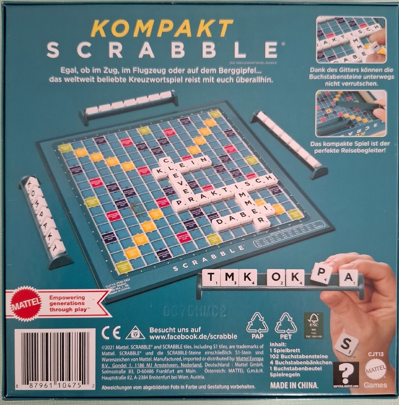 Mattel Jeux: Scrabble Reiseformat – Neuf (Voir description) à Bern par vetrapapart 1