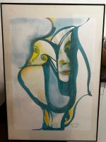Signierte Lithographie Marshal 1995 gerahmt Kunstdruck Bild