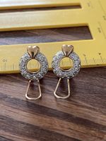 Boucles d’oreilles vintages plaqué  SvP  lisez le texte