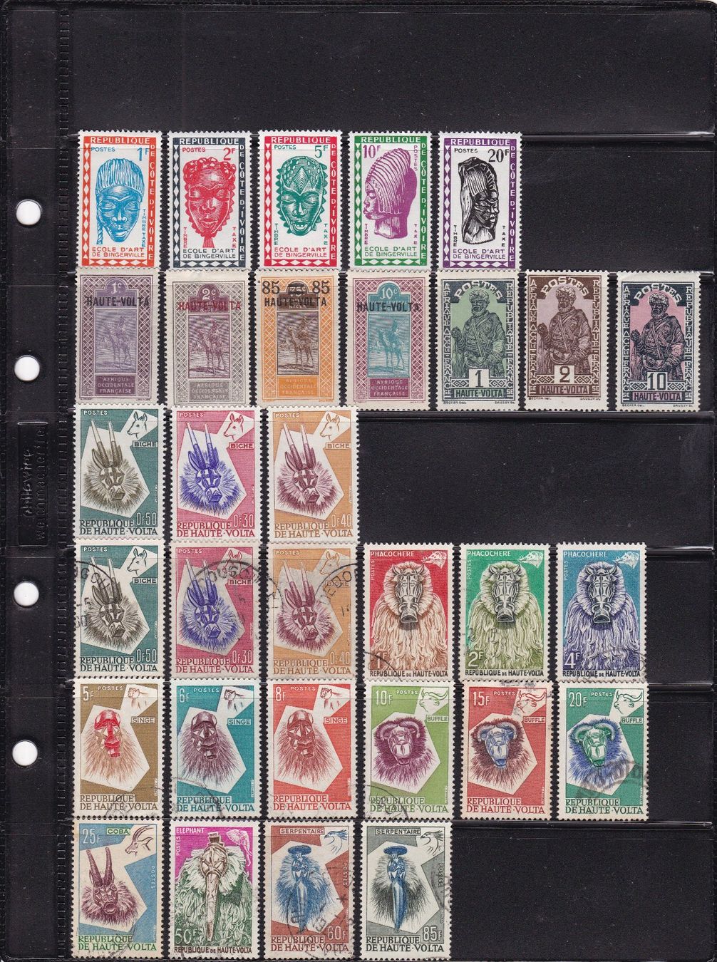 Tutti i francobolli: Tolle Sammlung Elfenbeinküste – Usato da Gretzenbach venduto da Sikim 6