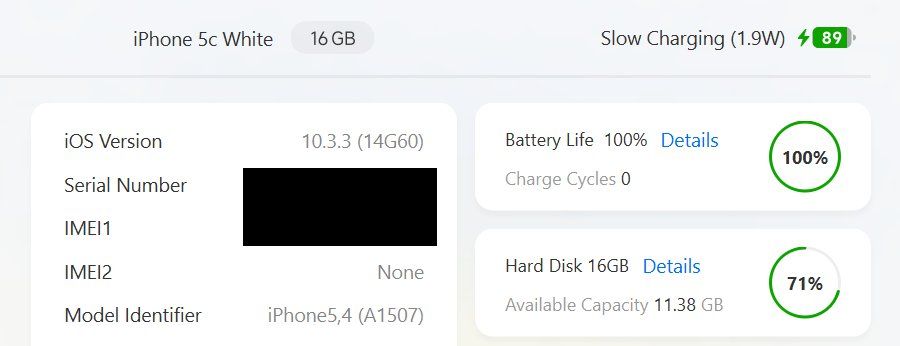Apple Telefoni cellulari / Smartphones: Apple iPhone 5C | 16 GB | White | Batterie 100% – Usato da Soyhières venduto da Spartan117 7