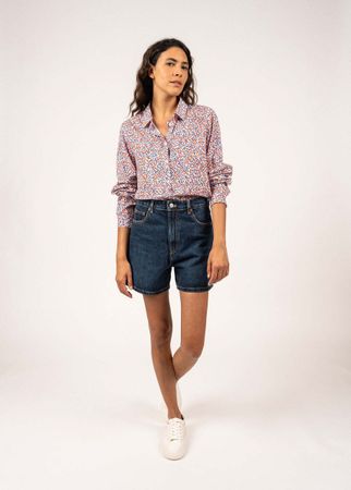 Saint James Floral Viscose Blouse - Size S/M