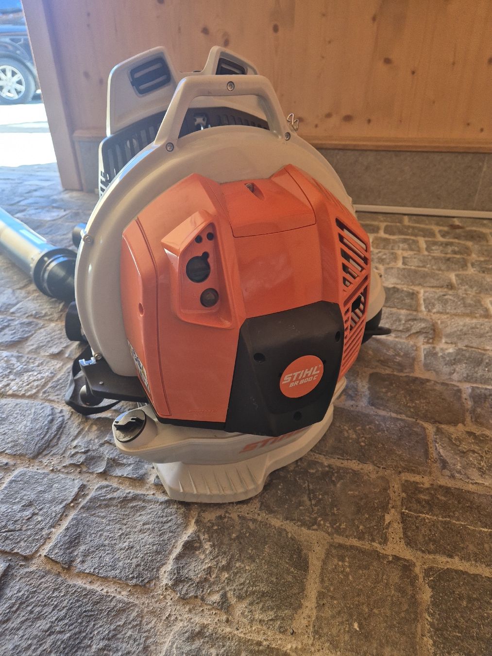 Stihl Soffiatori & Aspiratori per foglie: Stihl BR 800 C Laubbläser – Nuovo (secondo la descrizione) da St. Gallen venduto da ammann83 1