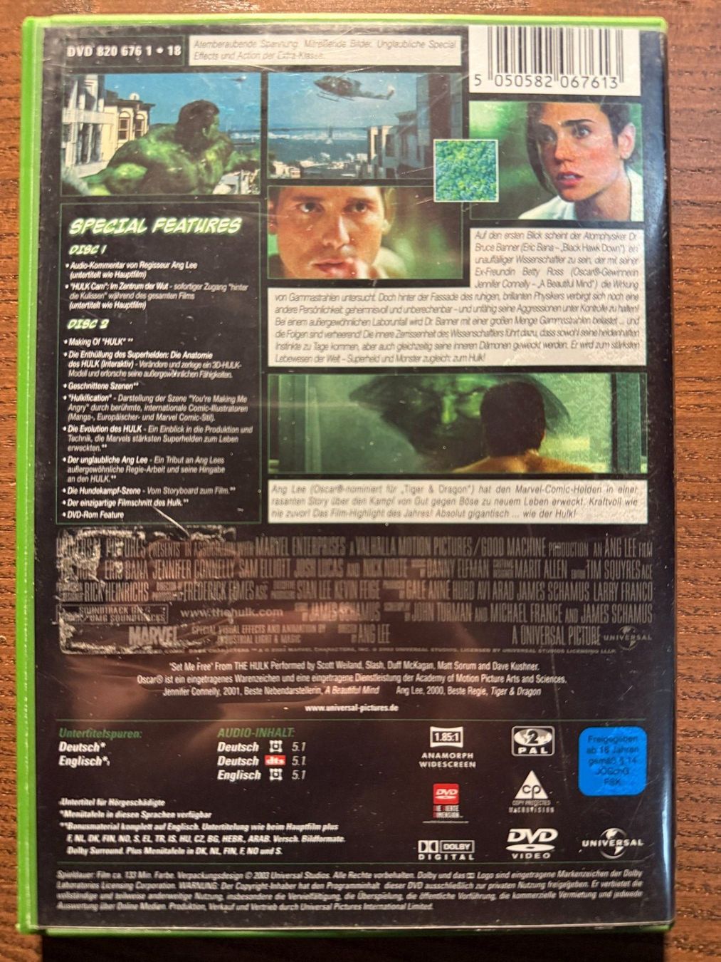 Tutti i DVDs: Hulk – Usato da Zürich venduto da FilmFreunde 1