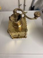 Antike Kaffeemühle, Messing, Handmühle, Deko