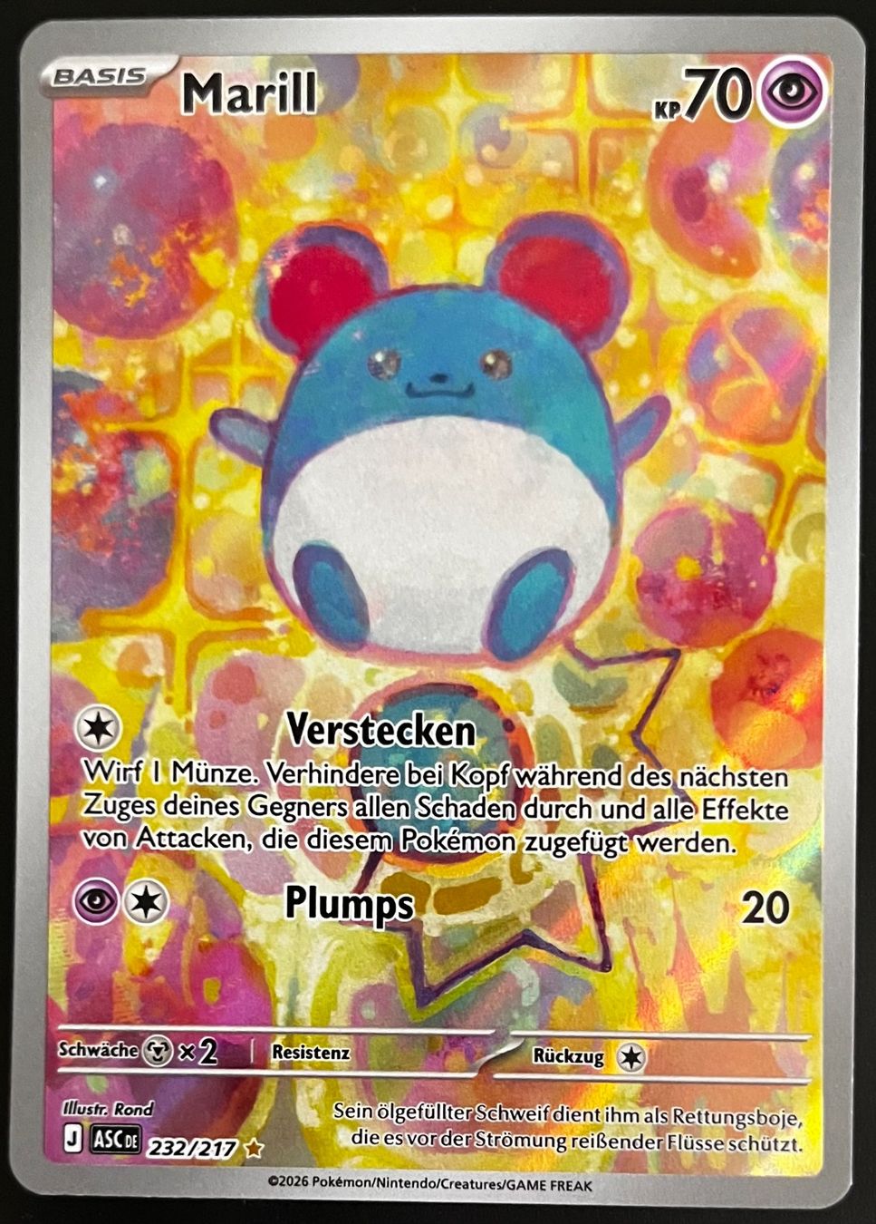 Pokémon Sammelbilder & Trading cards: 2026 POKEMON DE ACSENDING HEROE0S #232 MARILL - DEUTSCH – Neu (gemäss Beschreibung) aus Dielsdorf von adikora 1