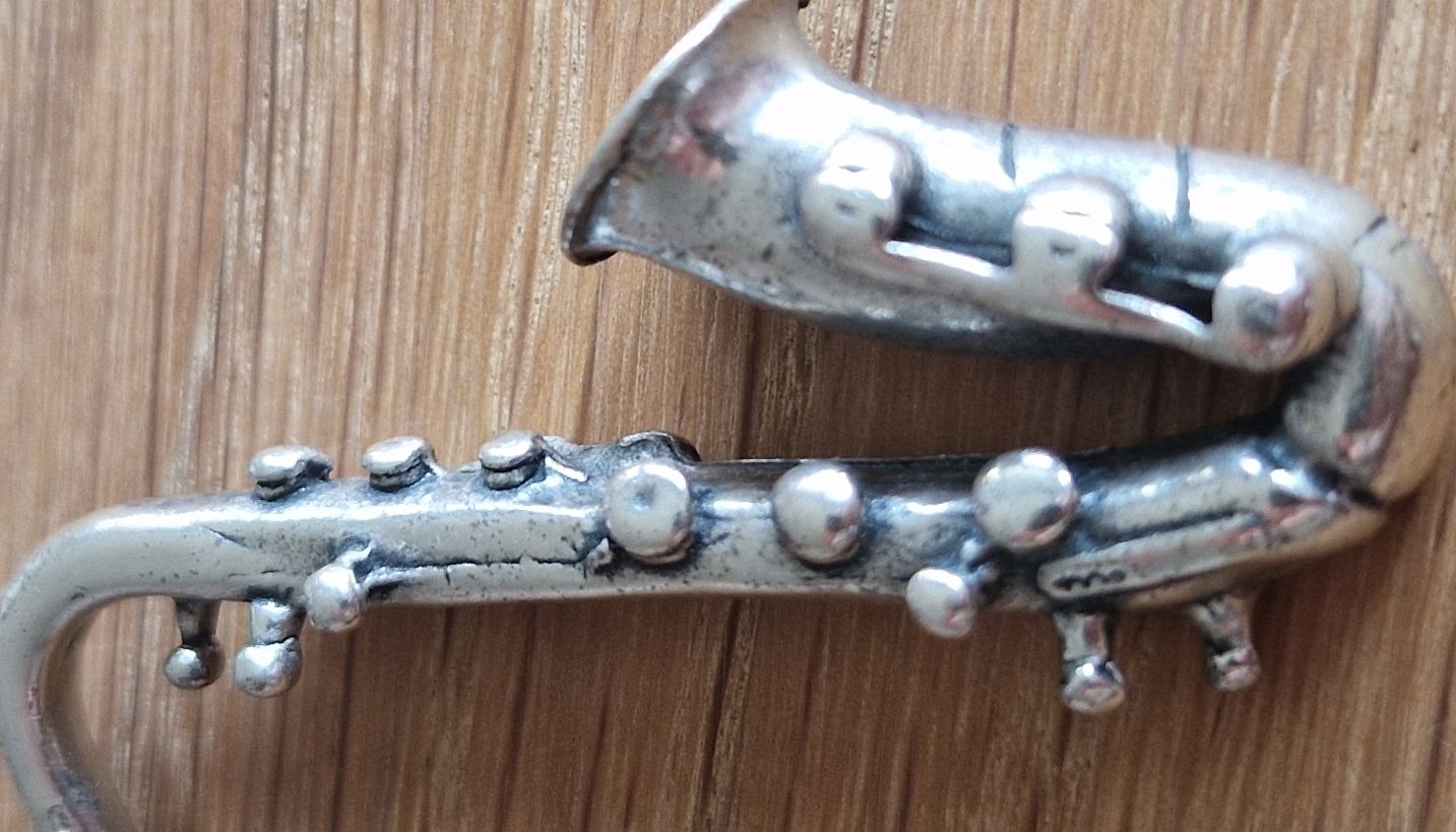 Ciondoli: Silber Saxophon 925 - 23 Gramm – Usato da Zürich venduto da Shishaculture 1