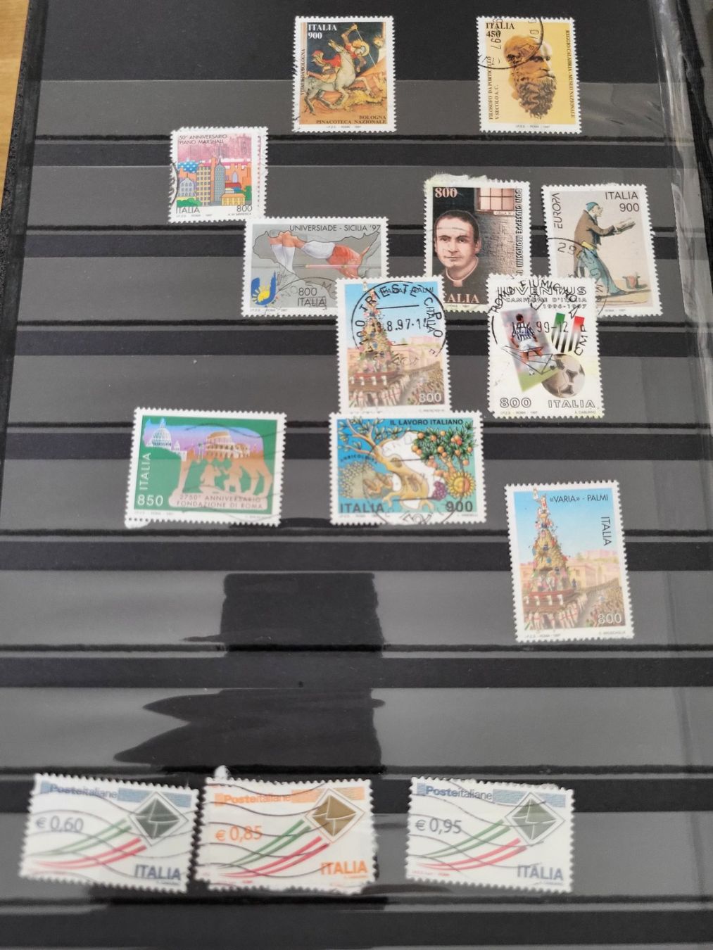 Alle Briefmarken: Sammlung Album - Italien – Gebraucht aus Rümlang von Turrin 6